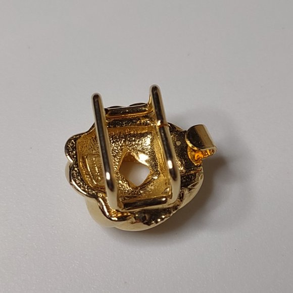 Vintage Dotty Smith Gold Tone Scarf Slide - Picture 4 of 8